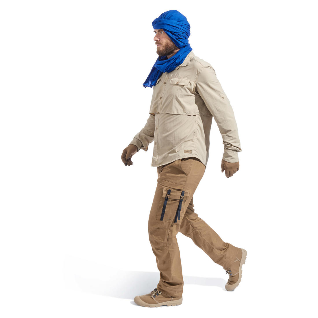 Gants anti-UV de Trekking désert DESERT 900 MARRON