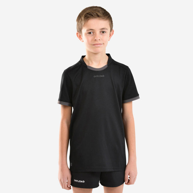 





Maillot manches courtes de rugby Enfant - R100 noir, photo 1 of 4