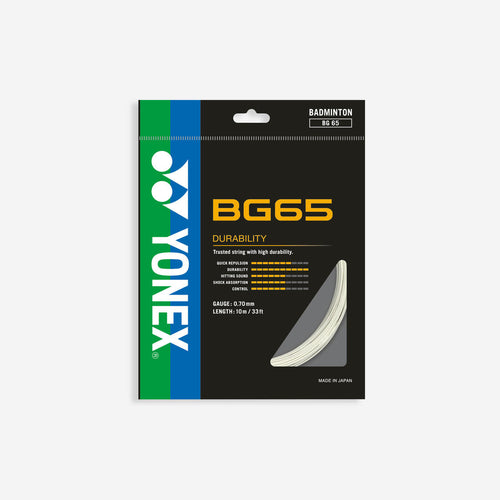 





CORDAGE DE BADMINTON BG 65 BLANC