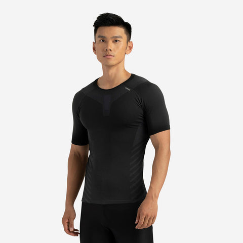 





T-shirt de running sans couture homme - kiprun run 500 confort skin