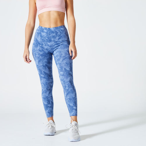 





Legging 7/8 fitness femme Fit+ - 500 Imprimé rose Fushia