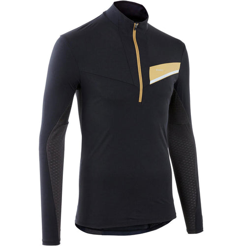 





MAILLOT DE TRAIL RUNNING MANCHES LONGUES ZIP HOMME NOIR BRONZE