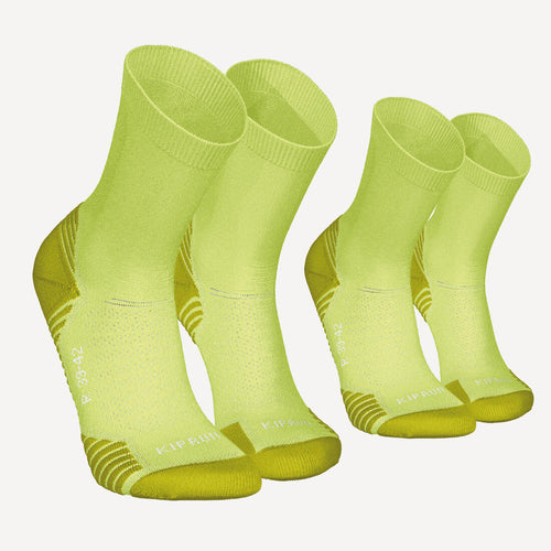 





Lot de 2 paires de chaussettes de running run500 epaisses mi-mollet