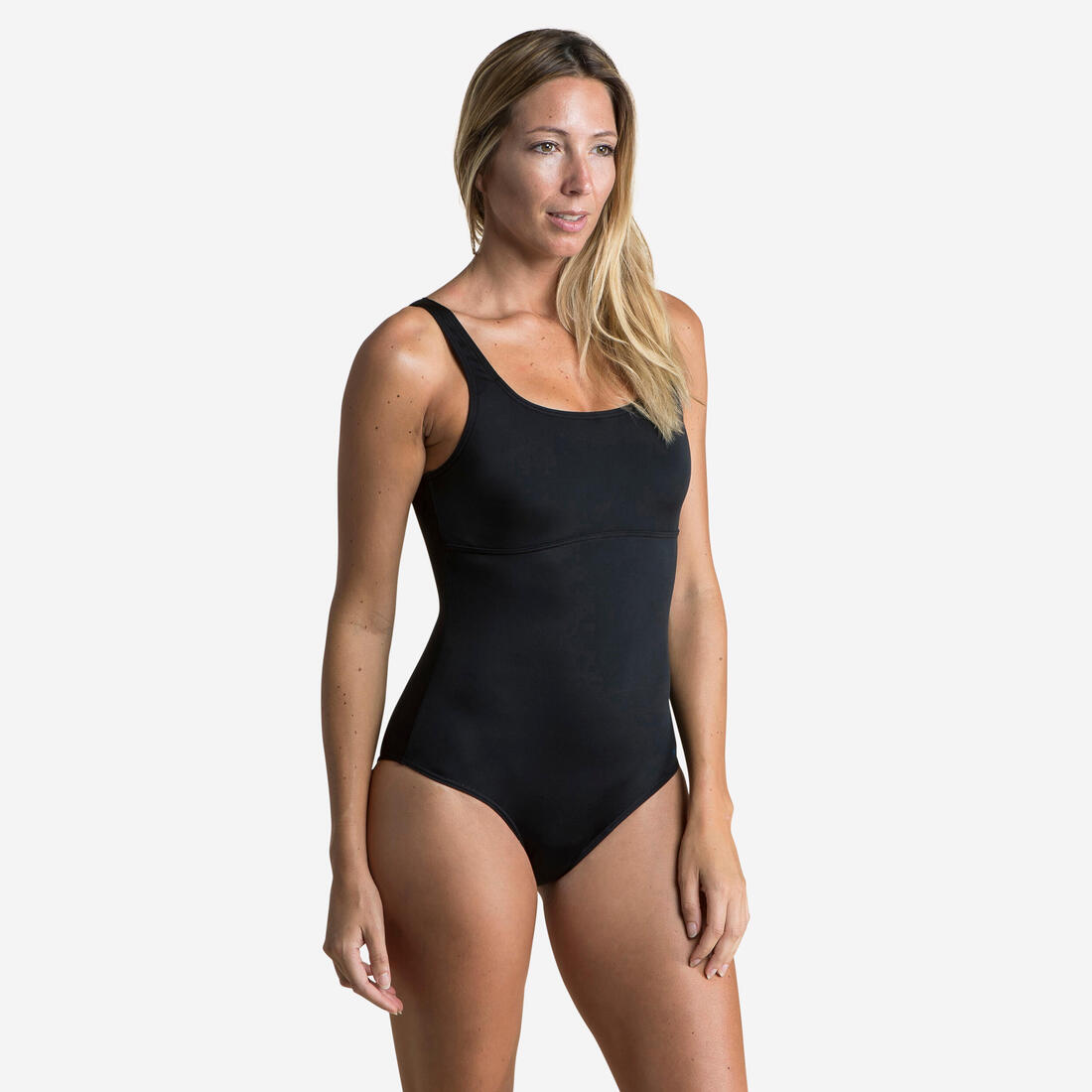 Maillot de Bain 1 Piece Femme Heva U Noir