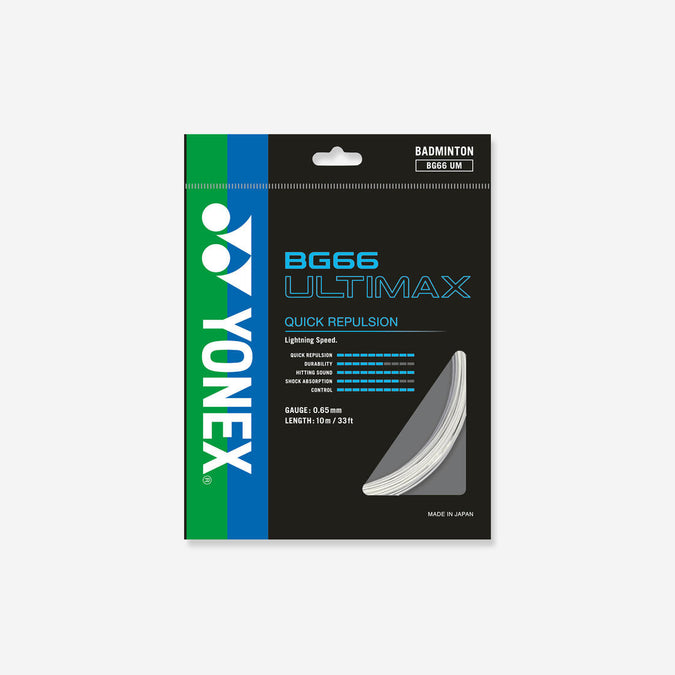 





CORDAGE DE BADMINTON BG 66 ULTIMAX BLANC, photo 1 of 9