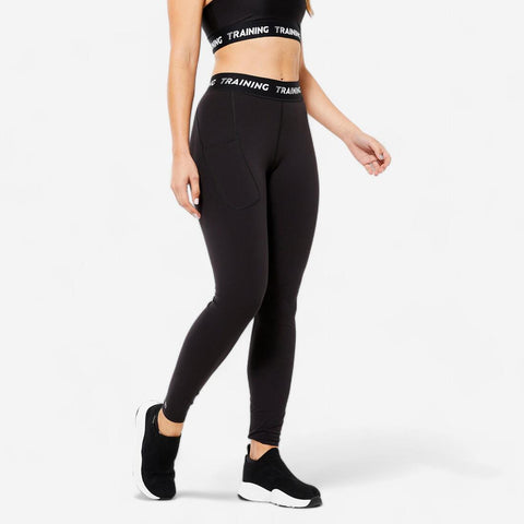 





Legging long confort et douceur cardio training femme noir