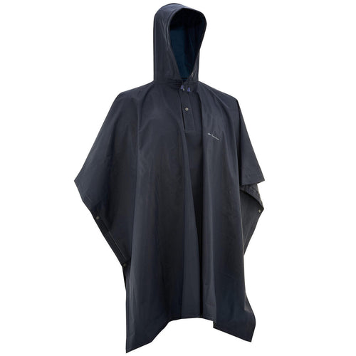 





Poncho 50 de pluie randonnée - 10 L Bleu adulte