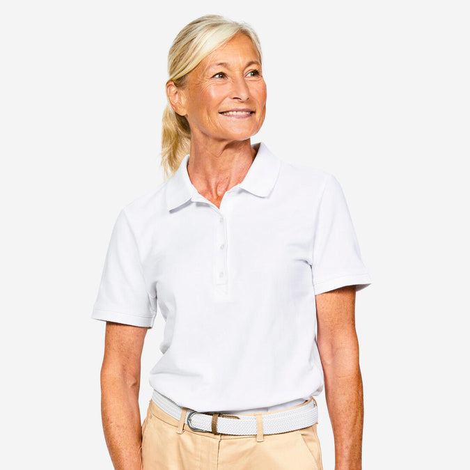 





Polo golf en coton manches courtes Femme - MW500, photo 1 of 6