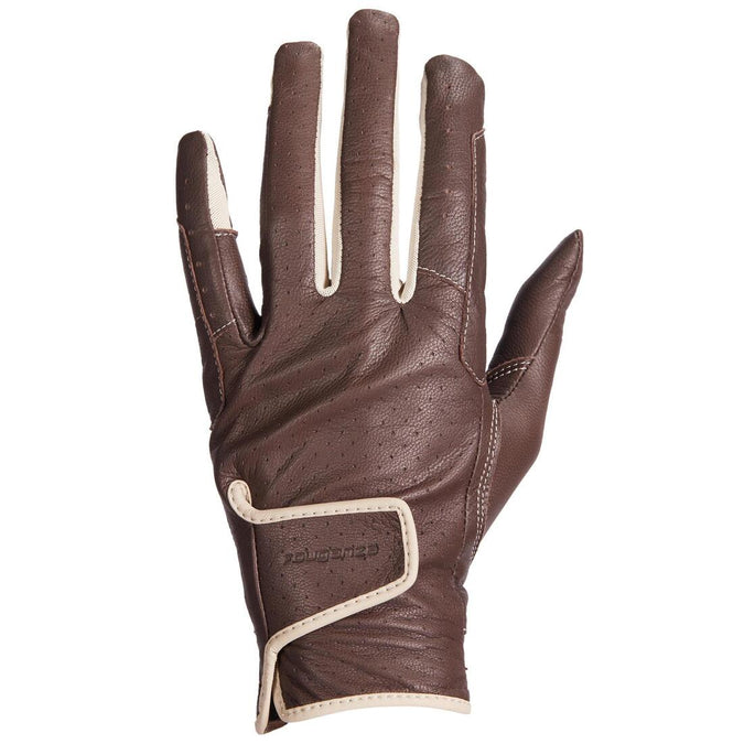 





Gants cuir équitation femme 900 marron, photo 1 of 6