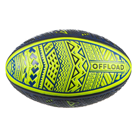 





Ballon de beach rugby R100 taille 4 Maori bleu jaune