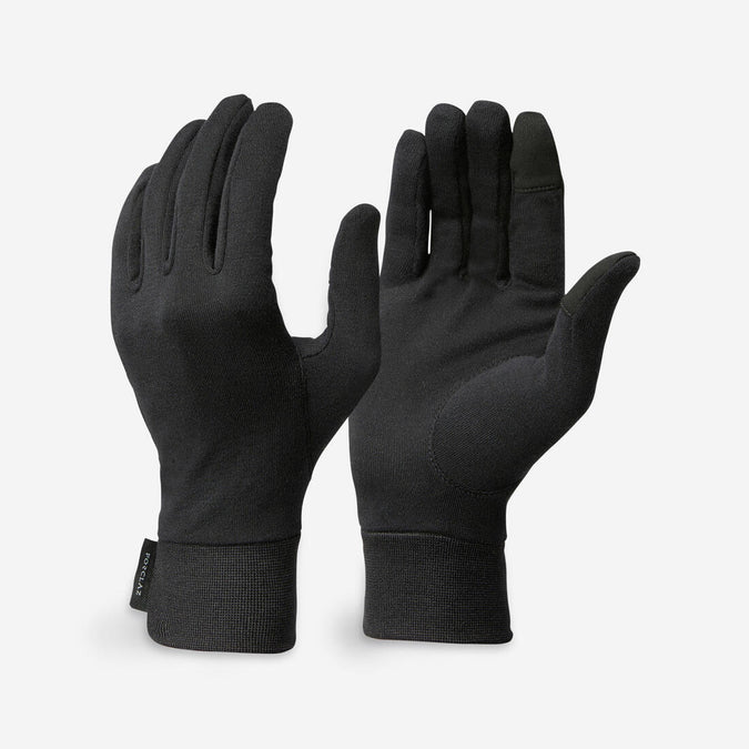 





Sous-gants en soie de trekking montagne - MT 500 noir - adulte, photo 1 of 3