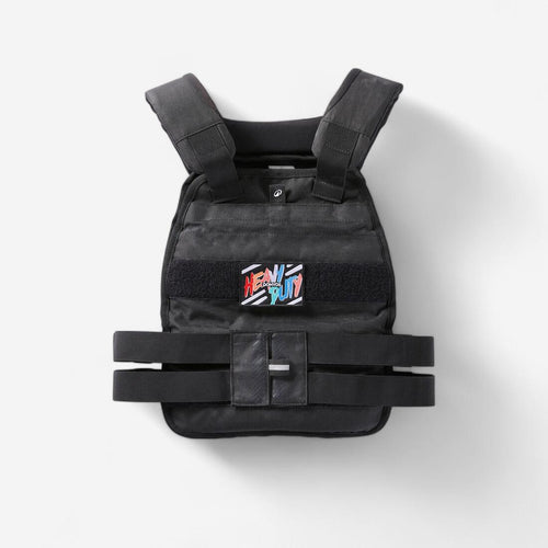Adjustable weighted bodybuilding vest - 6 to 10kg
