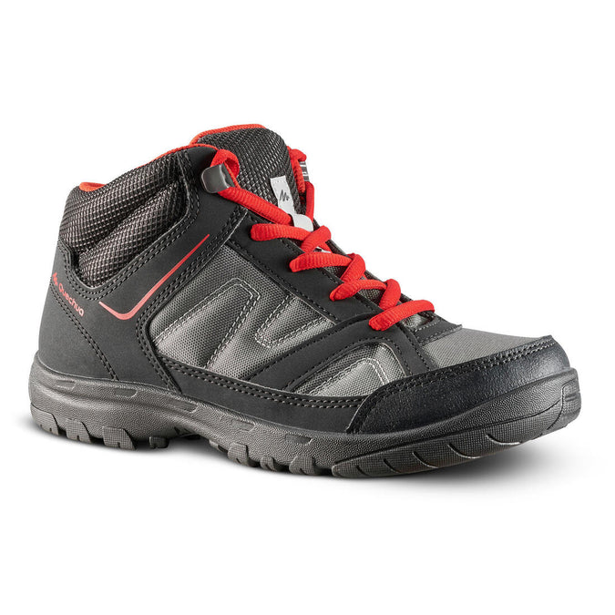 





Chaussures de randonnée enfant montantes MH100 Mid JR noires/rouges 35 AU 38, photo 1 of 6