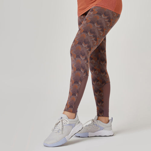 





Legging Coton Extensible Fitness Taille Haute avec Mesh avec Imprimé