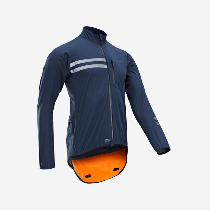 





Veste vélo route manches longues coupe pluie homme - RC500 marine, photo 1 of 8