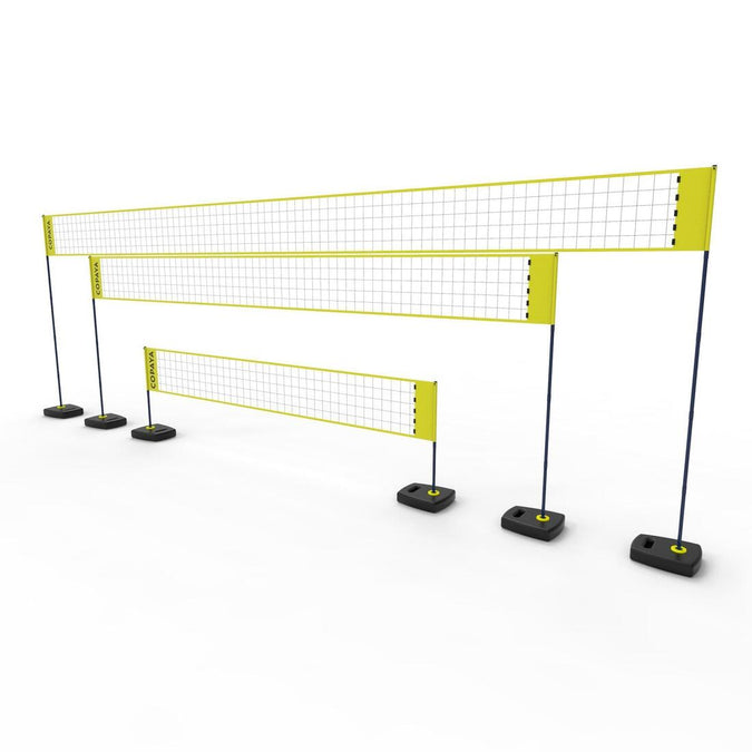 





Set (Filet et poteaux) de beach volley BV500 ajustable Jaune, photo 1 of 10