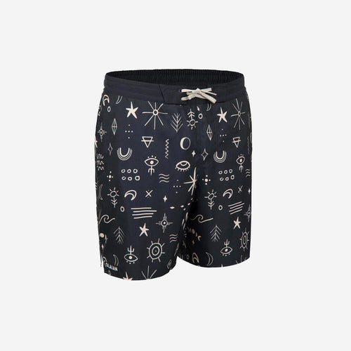 





Surf boardshort long 100 SYMBOL BLACK