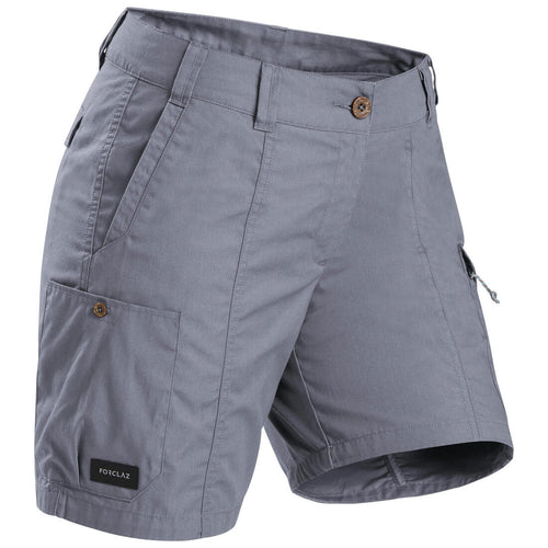 





Short de trek voyage - TRAVEL 100 gris femme