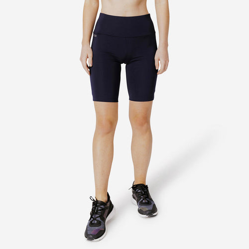 





Short cycliste running femme - kiprun run 500 confort bleu marine