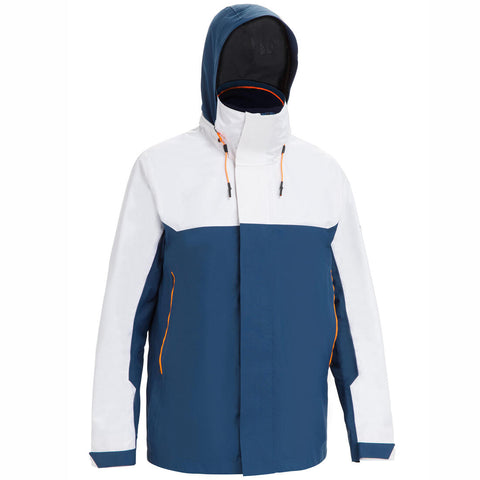 





Veste imperméable coupe-vent de voile Homme SAILING 300 Bleu banc