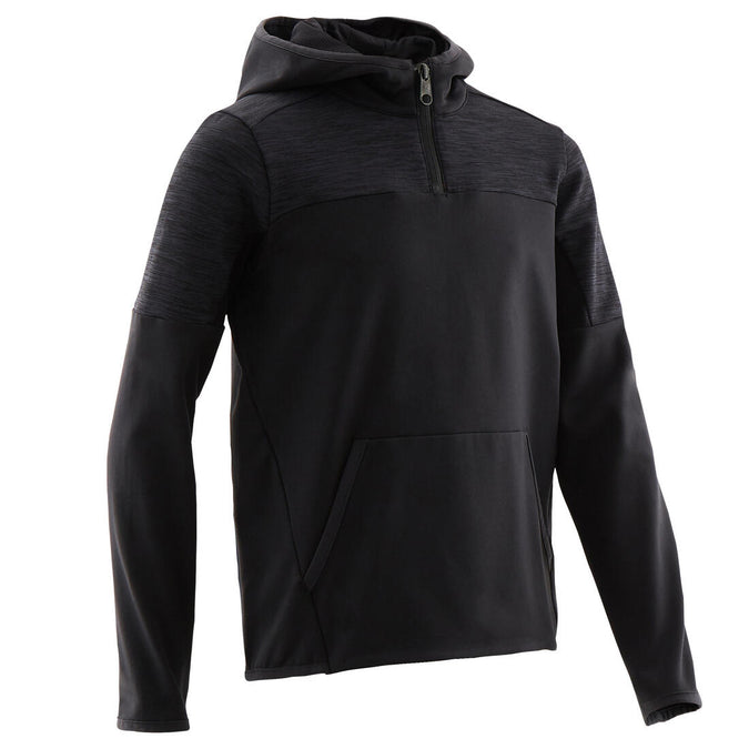 





Sweat capuche 1/2 zip chaud, synthétique respirant S500 garçon GYM ENFANT noir, photo 1 of 4