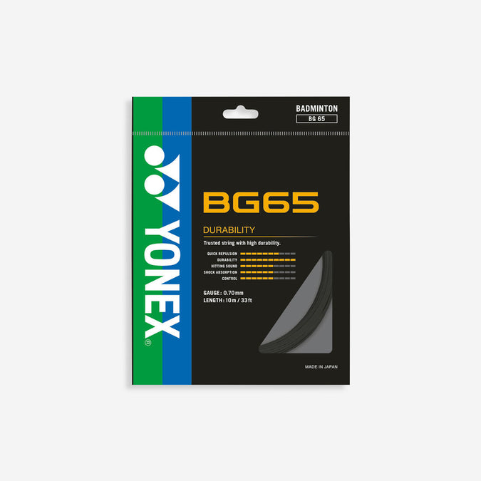 





CORDAGE DE BADMINTON BG 65 NOIR, photo 1 of 3