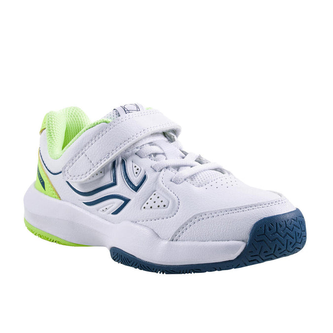 





CHAUSSURE DE TENNIS ENFANT TS530 SCRATCH BLANC JAUNE, photo 1 of 7