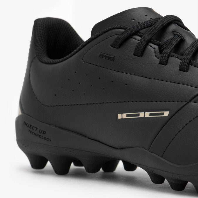 CHAUSSURES DE FOOTBALL 100 MG NOIR