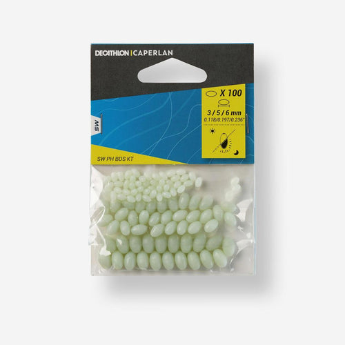 





Kit 100 perles dures phosphorescentes pêche en surfcasting