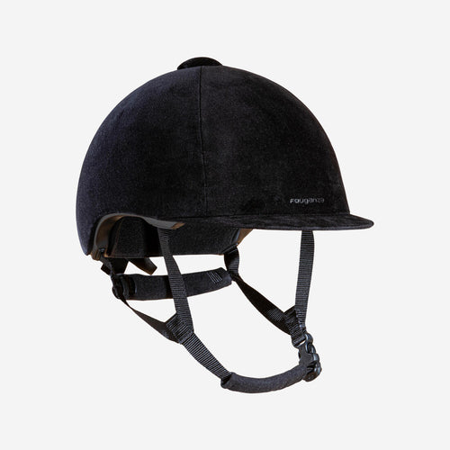 





Casque équitation Adulte et Enfant - 140 velours noir