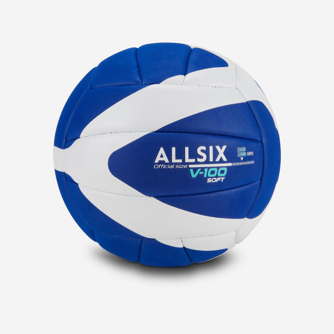 





BALLON DE VOLLEY-BALL V100 SOFT 260-280G BLEU/BLANC A PARTIR DE 15 ANS, photo 1 of 3