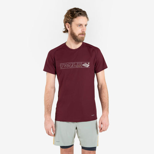 





T-shirt de trail running résistant Homme - KIPRUN Run 500 Graph foncé