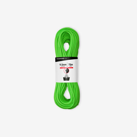 





CORDE D'ESCALADE 9,5 mm x 70 m - CLIFF VERT