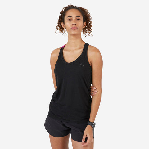 





DEBARDEUR RUNNING FEMME RESPIRANT KIPRUN CARE NOIR ROSE