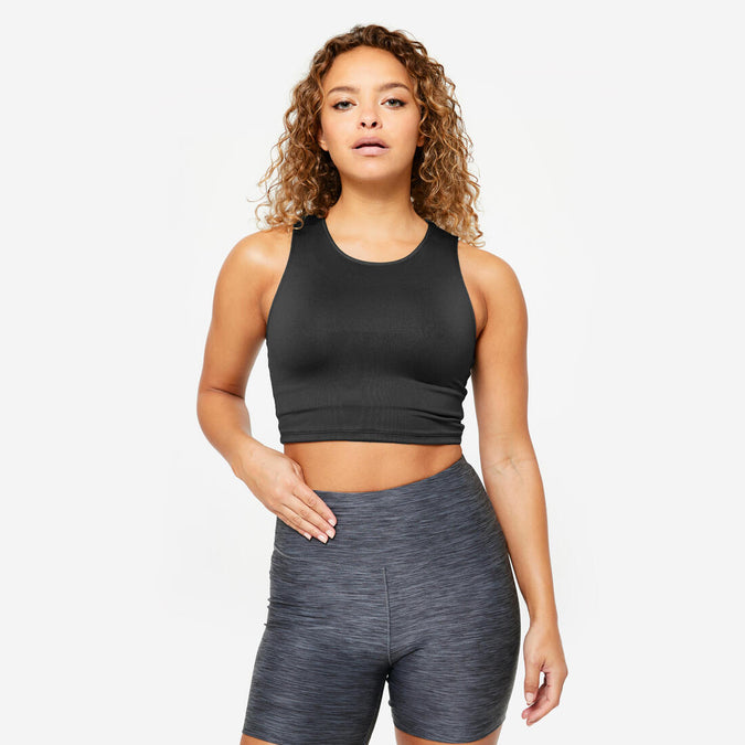 





Débardeur crop top fitness cardio Femme Noir, photo 1 of 6