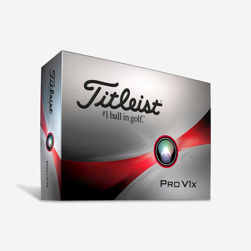 





Balles golf x12 - TITLEIST Pro V1X blanc