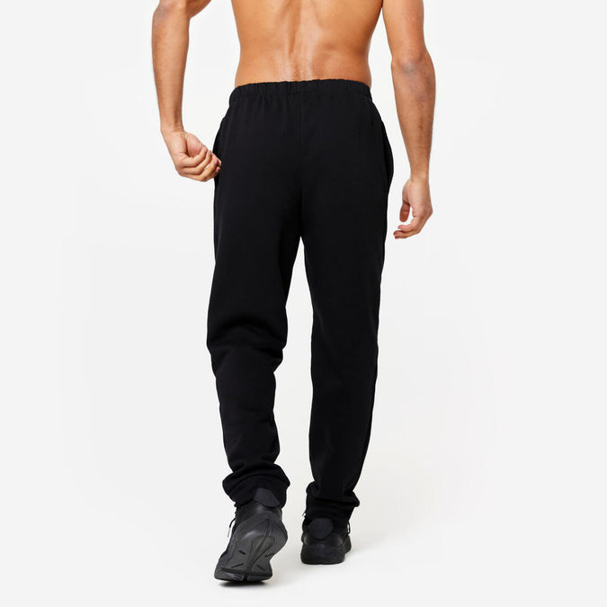 Men s Fitness Warm Jogging Pants 100 Black