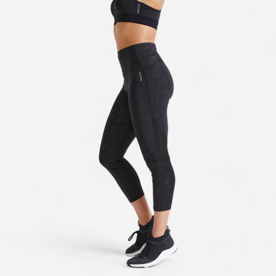 High Waist Fitness Short and Shaping Leggings Black