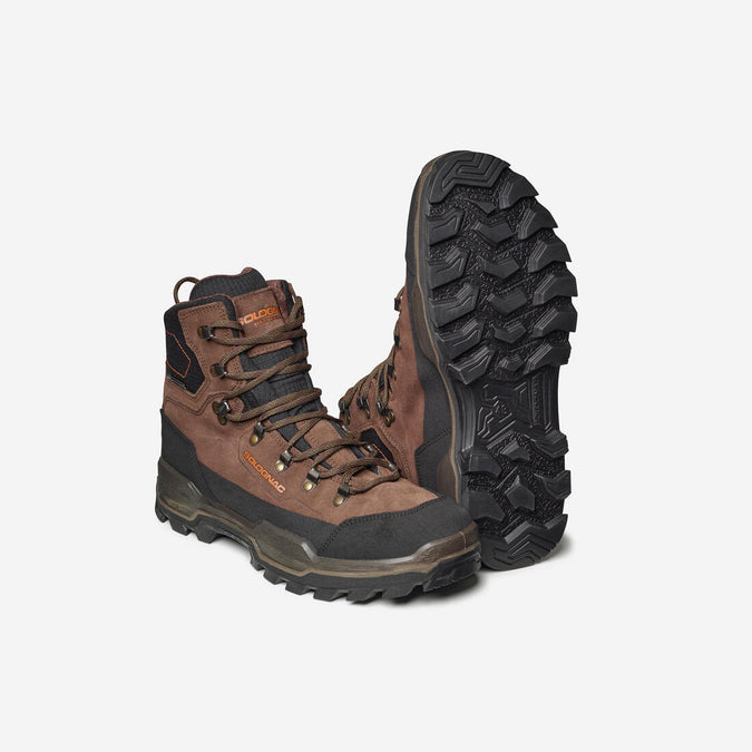 





CHAUSSURES CHASSE IMPERMEABLES RESISTANTES MARRON CROSSHUNT 500, photo 1 of 11