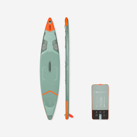 





Stand up paddle gonflable de randonnée dropstitch renforcé 13' 31'' vert - X500