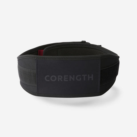 





Ceinture lombaire de musculation, double système de fermeture en nylon - noire