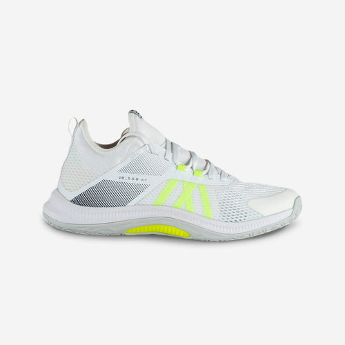 





Chaussures de volley-ball FIT pour pratique régulière, blanches et jaunes