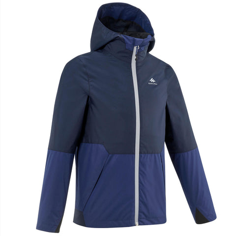 





Veste imperméable de randonnée - MH500 bleu foncé - enfant 7-15 ans