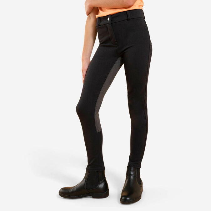 





Pantalon équitation fond de peau Enfant - 180 noir, photo 1 of 6