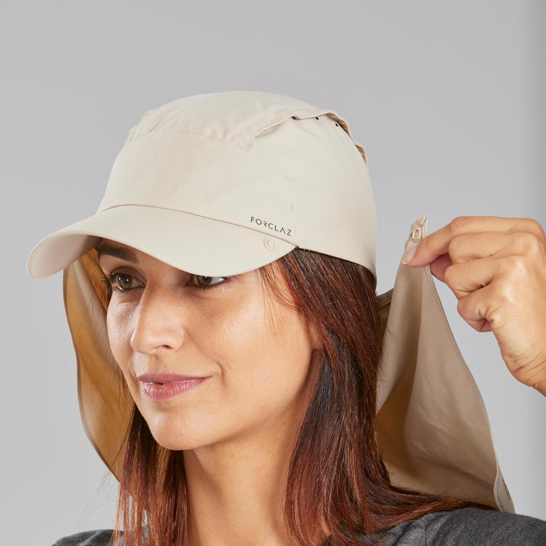 CASQUETTE ANTI-UV AVEC PROTECTION NUQUE - MT900 - BEIGE