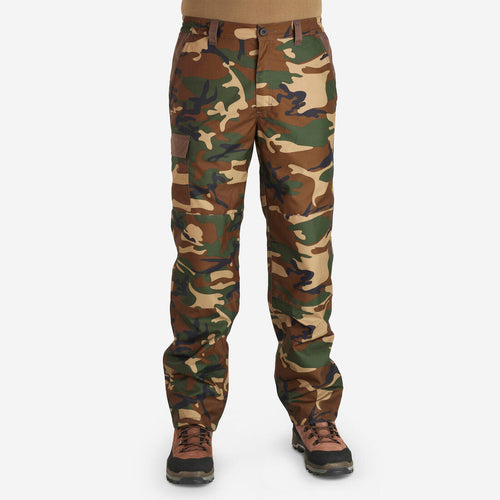 





PANTALON CHASSE CHAUD IMPERMEABLE CAMO 100