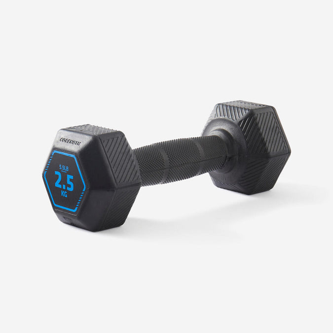 





Haltère de cross training et musculation 2,5 kg - Dumbbell hexagonale noire, photo 1 of 4