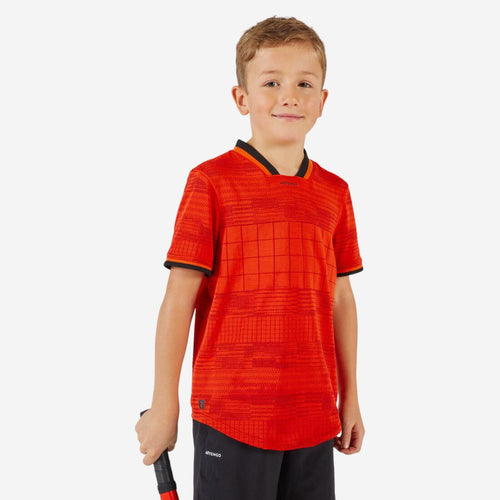 





T-shirt de tennis garcon - TTS900 rouge