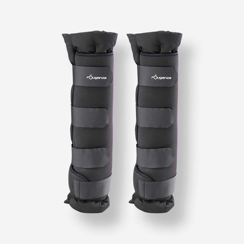 





Guêtres de repos équitation avec coton Cheval et Poney - Stable boots noire x2