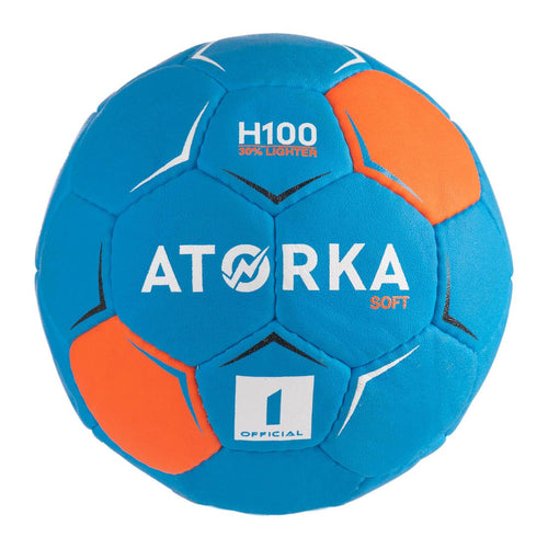 





Ballon de handball H100 SOFT enfants T1 bleu/orange - Decathlon Maurice